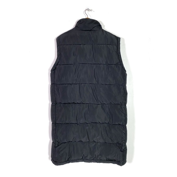 Carly Jean Shay Puffer Long Vest Black - Picture 3 of 5